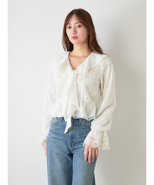 Sustainableバリエーションフリルブラウス（シャツ/ブラウス）｜SNIDEL
