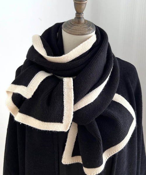 バイカラー配色ストール（ストール/ショール）｜deux amour