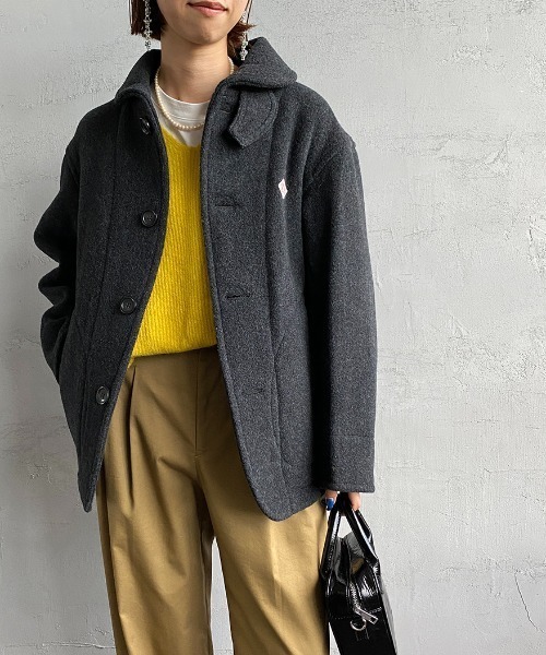 DANTON（ダントン）の「[DANTON/ダントン] ウールパイル 丸襟