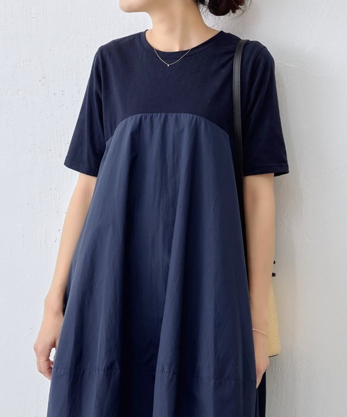 BEARDSLEY（ビアズリー）の「《ビアズリー》半袖 コクーン マルワンピ