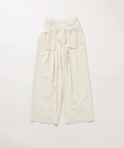 セール】Georgette Tuck パンツ（スラックス）｜Plage（プラージュ）の