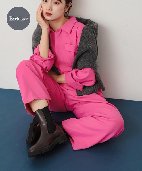 セール】『別注』さらさ×SENSE OF PLACE ソフトツイルジャンプスーツ