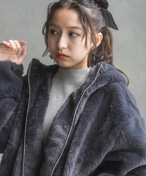 セール】【洗える！】モコモコファーフーディ（その他アウター