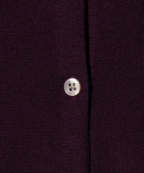 セール】＜6(ROKU)＞ウール クロップド カーディガン（カーディガン