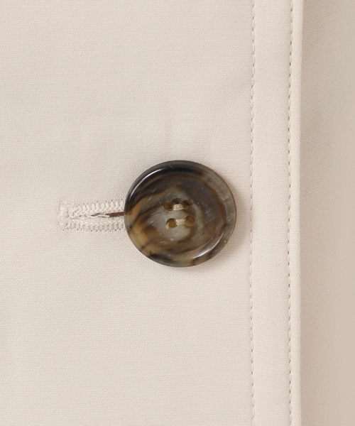 追加》コットンダブルクロススタンドショートコート（その他アウター