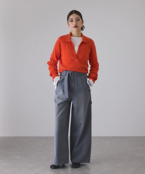 セール】カシミヤポロニット（ニット/セーター）｜ADAM ET ROPE