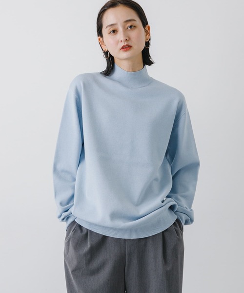 セール】ストレッチモックネックニット（ニット/セーター）｜SENSE OF