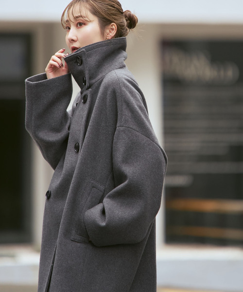 Noble（ノーブル）の「《追加・WEB限定カラー》スタンドカラーオーバー