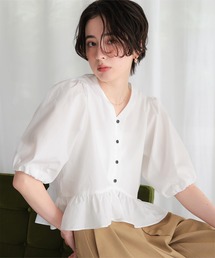 パフスリーブ」に該当するシャツ/ブラウス（ホワイト/白色系
