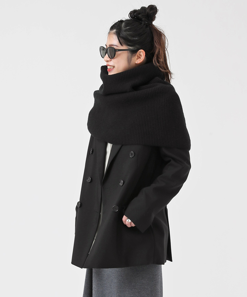 追加 リブニットケープ（ネックウォーマー/スヌード）｜AP STUDIO