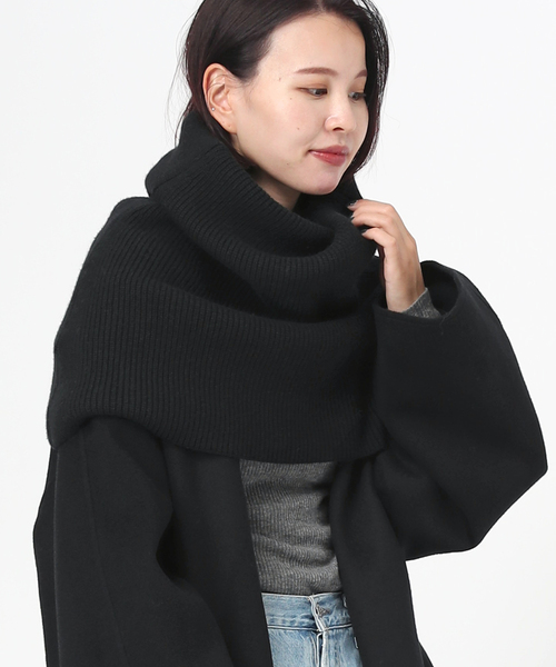 AP STUDIO（エーピーストゥディオ）の「追加 リブニットケープ（ネック