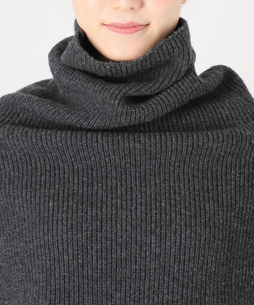 AP STUDIO（エーピーストゥディオ）の「追加 リブニットケープ（ネック