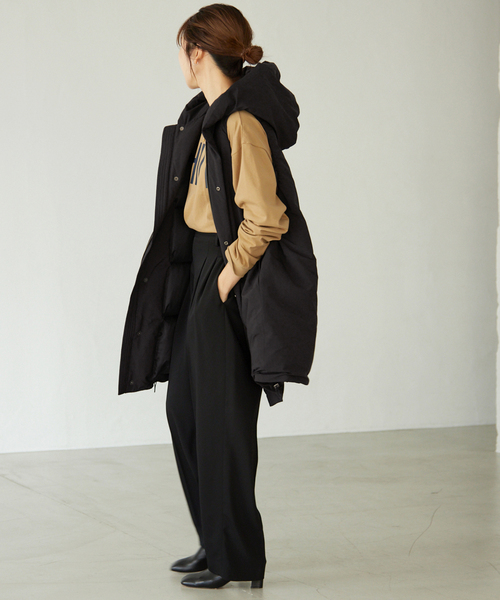 SLOBE IENA（スローブイエナ）の「P/NPタフタノースリダウンミドル