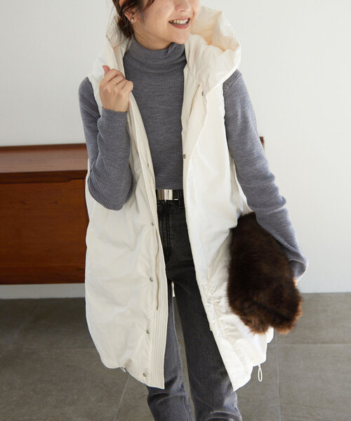 SLOBE IENA（スローブイエナ）の「P/NPタフタノースリダウンミドル