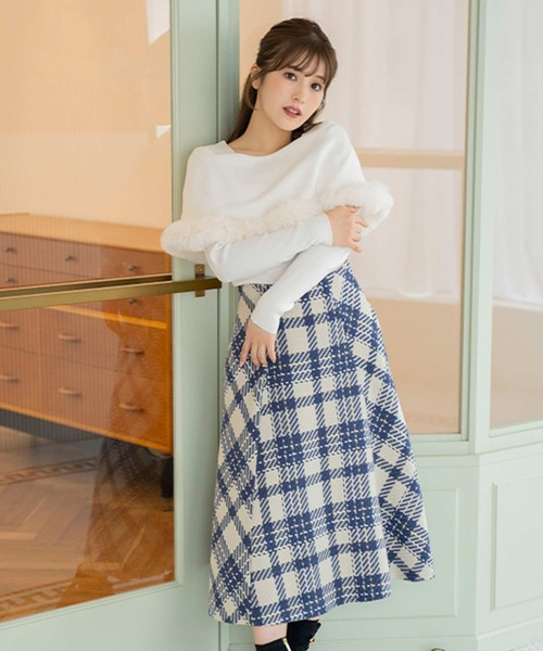 NOELA（ノエラ）の「ロービングチェック柄スカート（スカート）」 - WEAR