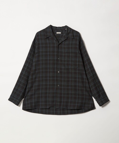 セール】＜Steven Alan＞ ネル マドラスチェック オープンカラー