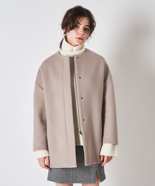 Whim Gazette（ウィムガゼット）の「メリンプショートコート（ノー