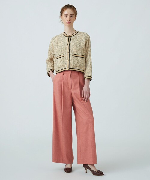 BALLSEY（ボールジィ）の「ニットコンビツイード クルーネック