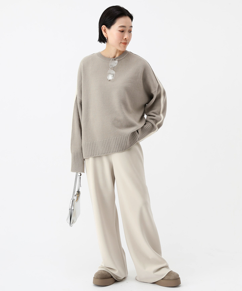 AP STUDIO（エーピーストゥディオ）の「ラインニットプルオーバー