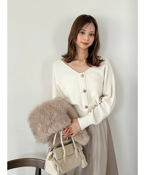 セール】チュールスカートセットカーディガン（ワンピース）｜SNIDEL