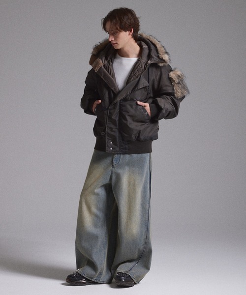 GRANCY（グランシー）の「【GRANCY】ファーポケットデザインフェード