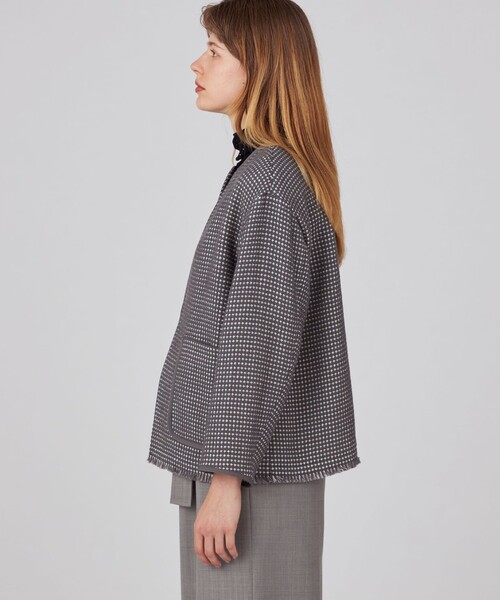 BALLSEY（ボールジィ）の「ワッフルツイード ノーカラージャケット