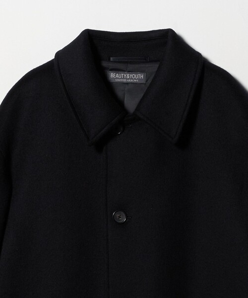 セール】120S メルトン バルカラーコート（ステンカラーコート