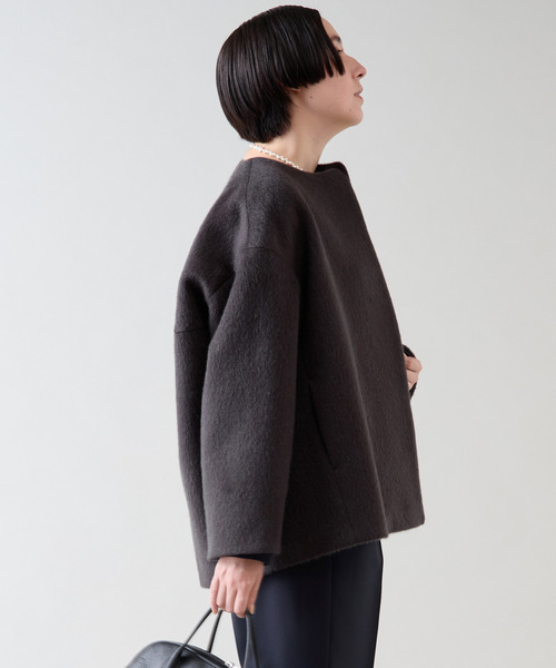 martinique（マルティニーク）の「ノーカラーコート（ノーカラーコート