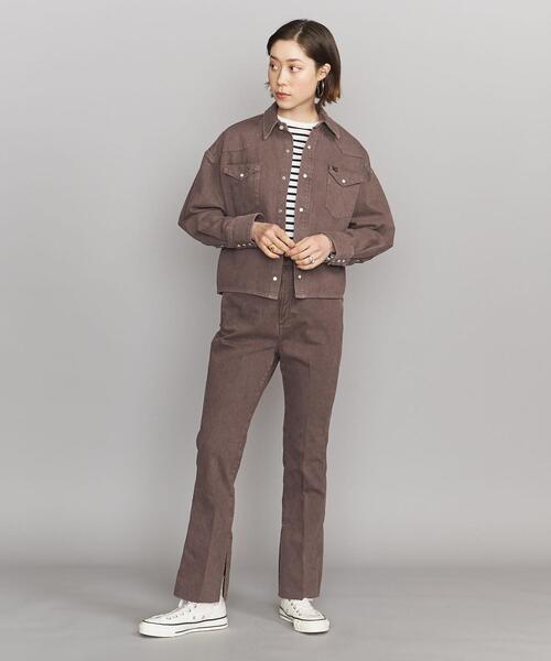 Wrangler（ラングラー）の「【別注】＜Wrangler＞ブラウン デニム