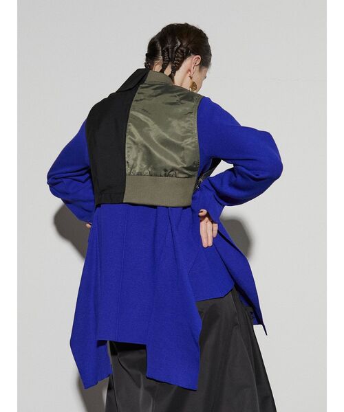 UN3D.（アンスリード）の「ファブリックミックスベスト（ベスト）」 - WEAR