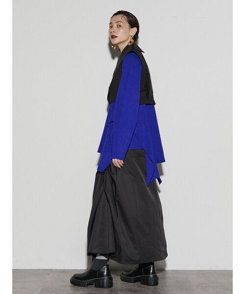 UN3D.（アンスリード）の「ファブリックミックスベスト（ベスト）」 - WEAR