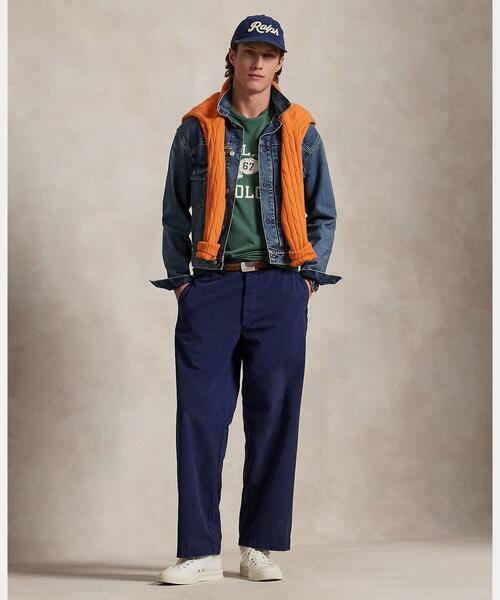 ガーメントダイド ビッグ チノ（チノパンツ）｜POLO RALPH LAUREN