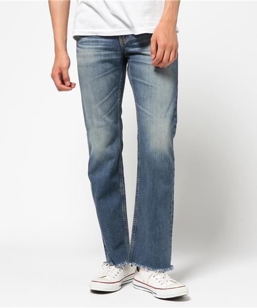 HYSTERIC GLAMOUR（ヒステリックグラマー）の「USED加工デニム 九分丈