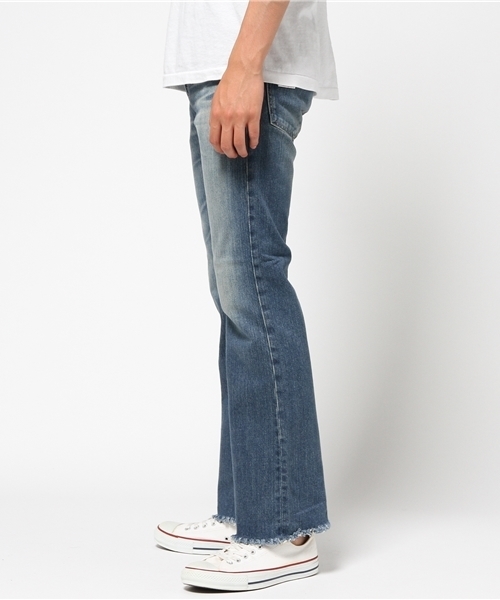 HYSTERIC GLAMOUR（ヒステリックグラマー）の「USED加工デニム 九分丈