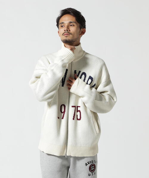 AVIREX（アヴィレックス）の「《直営店別注》DRIVERS COTTON KNIT