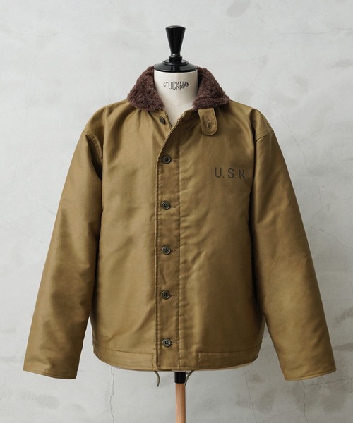忠実復刻 WAIPER.inc 新品 米軍 U.S.NAVY N-1 デッキジャケット 後期型