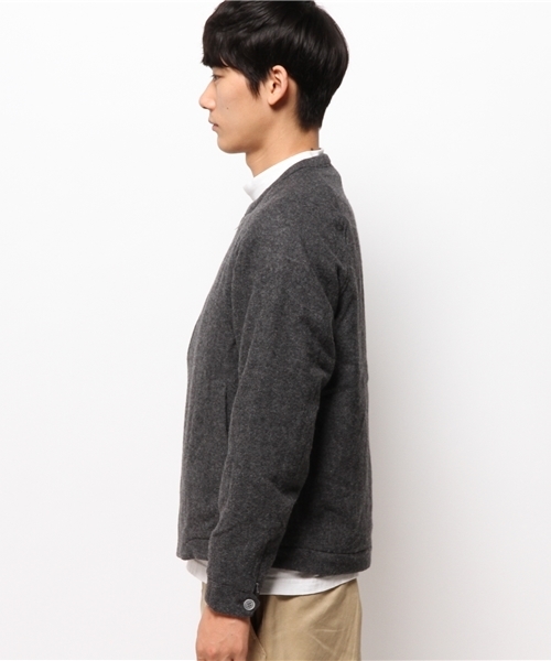 bukht（ブフト）の「bukht*WISM ノーカラーブルゾン（ブルゾン）」 - WEAR