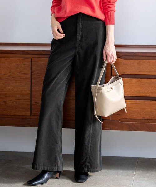 セール】コットン コーデュロイ ワイド パンツ（その他パンツ）｜23区