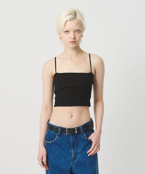 H＞コットンリブ バンドゥキャミソール（キャミソール）｜H