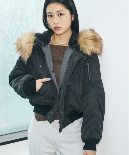 MOUSSY（マウジー）の「【25年AW新作】SHORT N2B（ブルゾン）」 - WEAR