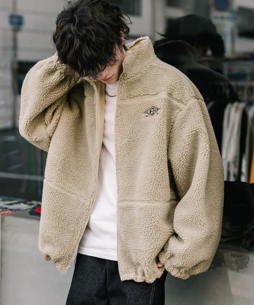 新色追加 2Wayリバーシブル 両A面オーバーサイズワンポイントサークル