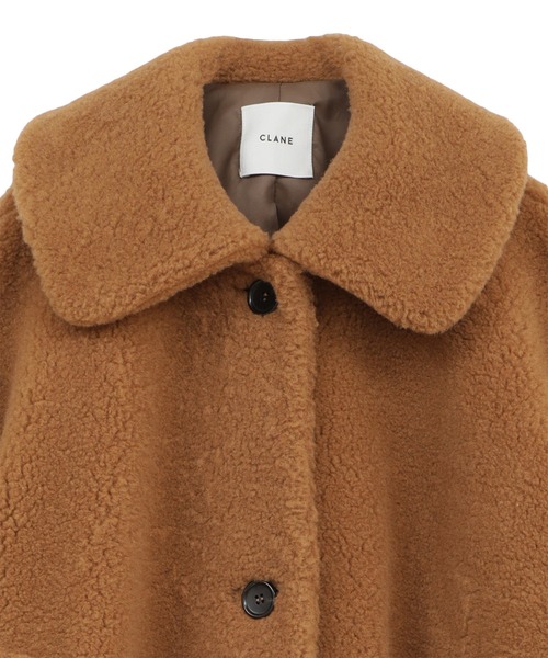 CLANE（クラネ）の「【CLANE/クラネ】VOLUME FLARE BOA COAT