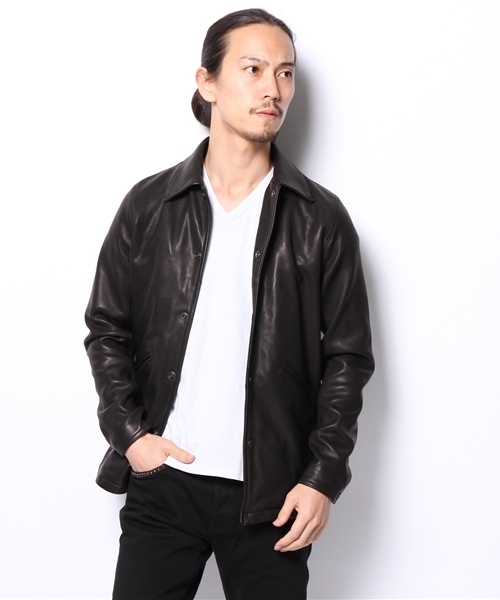 HYSTERIC GLAMOUR（ヒステリックグラマー）の「ゴートレザーコーチJK