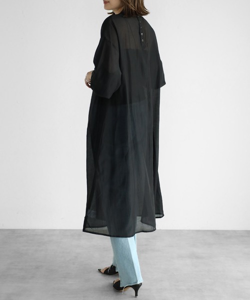 シアーロングワンピース（ワンピース）｜Bonjour Sagan（ボンジュール