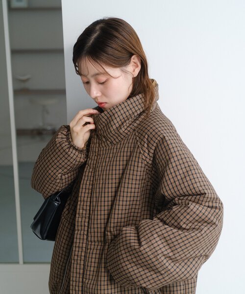 セール】【お気に入り3万人突破！/ユニセックス】チェック中綿