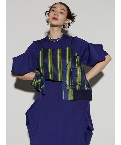 UN3D.（アンスリード）の「マルチストライプキャミソール