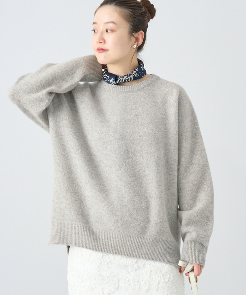 IENA（イエナ）の「《追加》POOGINOOK WOOL クルーネックラグランプル