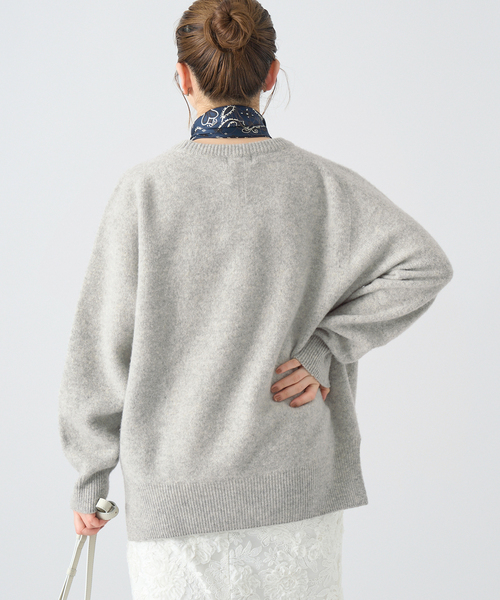 IENA（イエナ）の「《追加》POOGINOOK WOOL クルーネックラグランプル