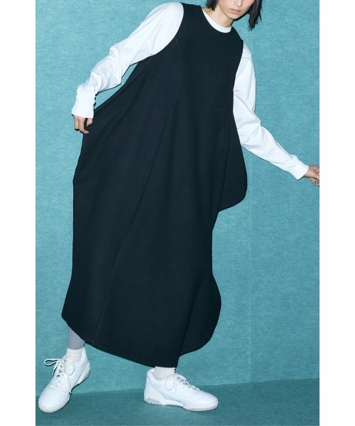 nagonstans（ナゴンスタンス）の「ウォームクロス Warm コクーンドレス