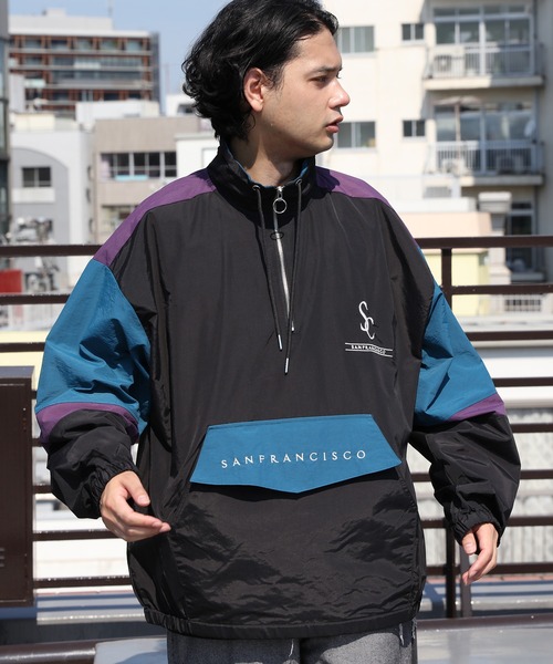 8(eight)（エイト）の「ナイロンハーフZIPブルゾン（ブルゾン）」 - WEAR